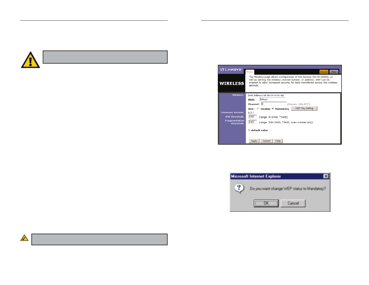 Appendix b: configuring wireless security | Linksys BEFDSR41W User Manual | Page 37 / 46