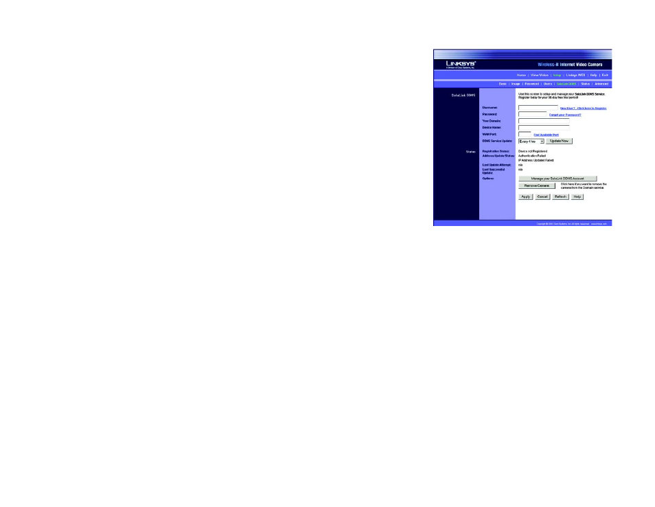 Linksys WVC11B User Manual | Page 46 / 87