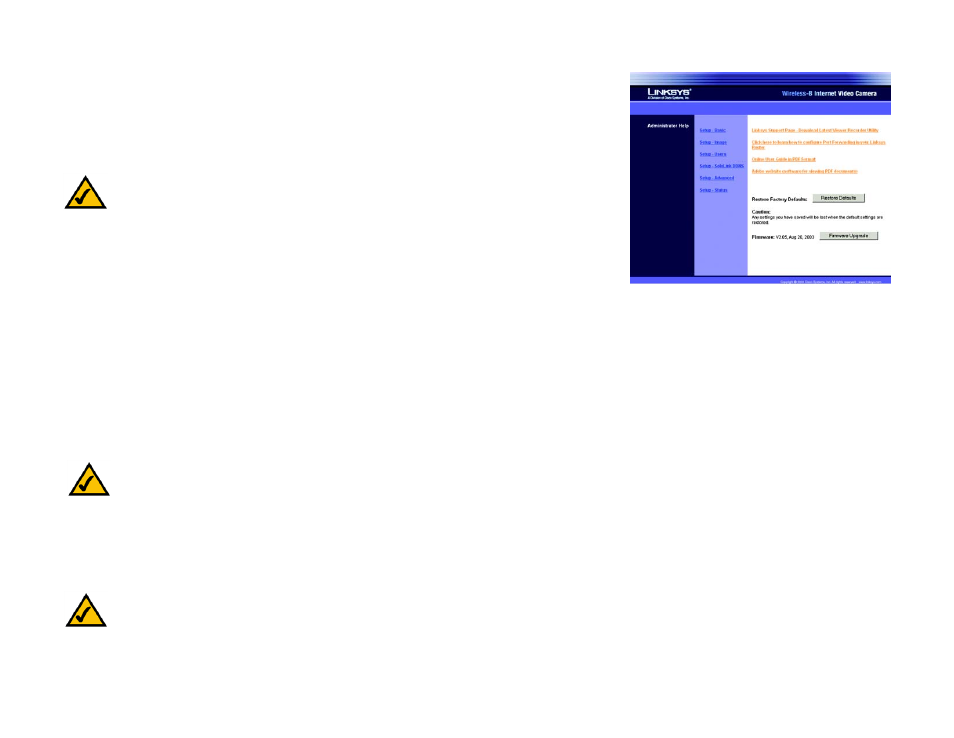 Help | Linksys WVC11B User Manual | Page 59 / 87