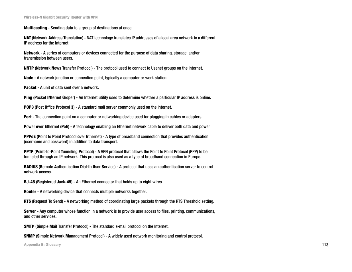 Linksys WRVS4400N User Manual | Page 121 / 134