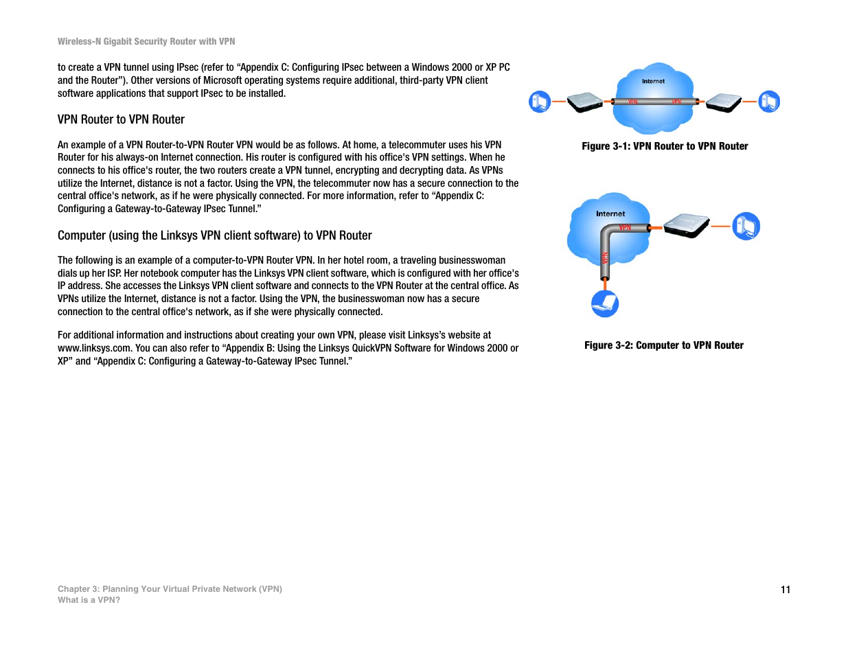 Vpn router to vpn router | Linksys WRVS4400N User Manual | Page 19 / 134