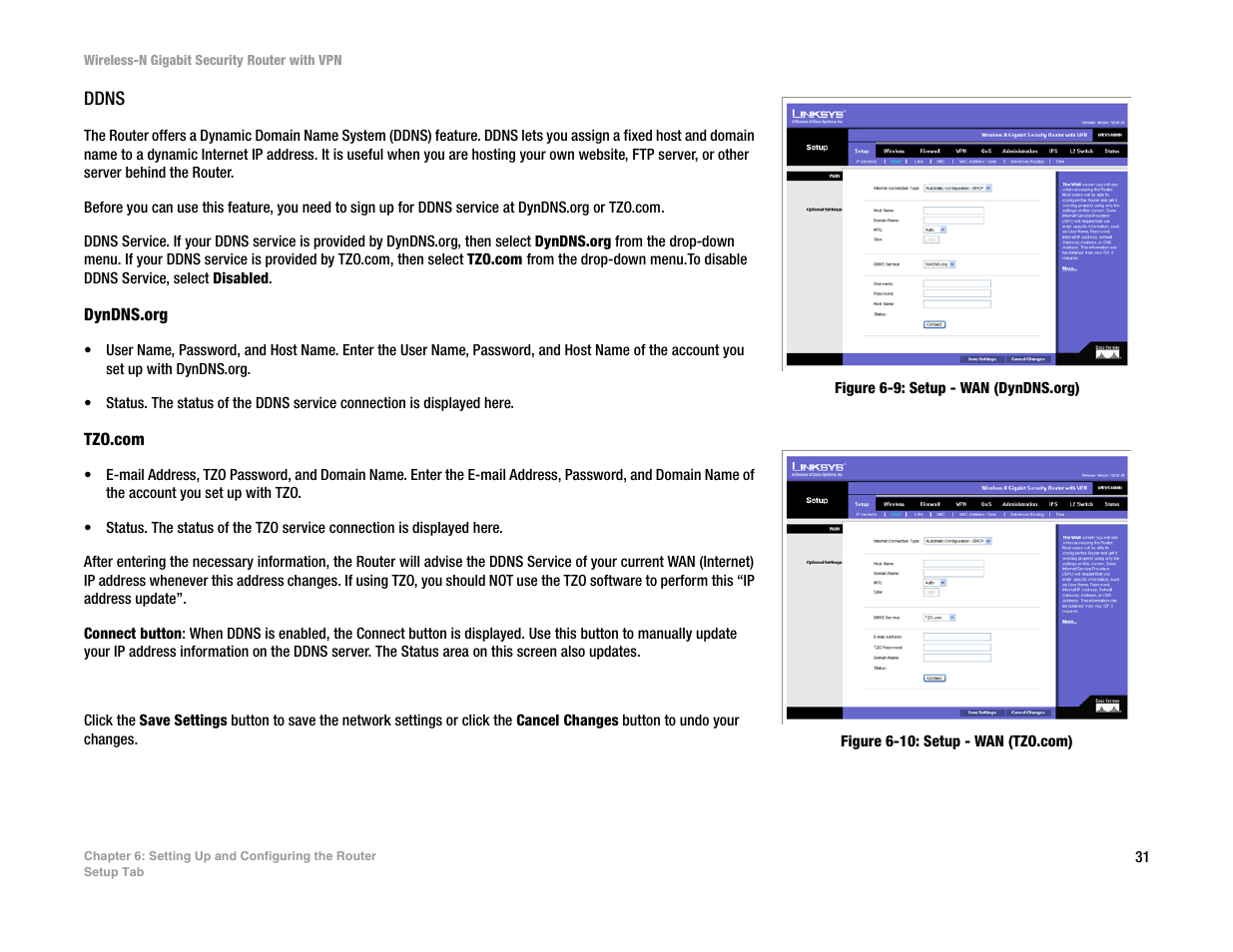 Ddns | Linksys WRVS4400N User Manual | Page 39 / 134