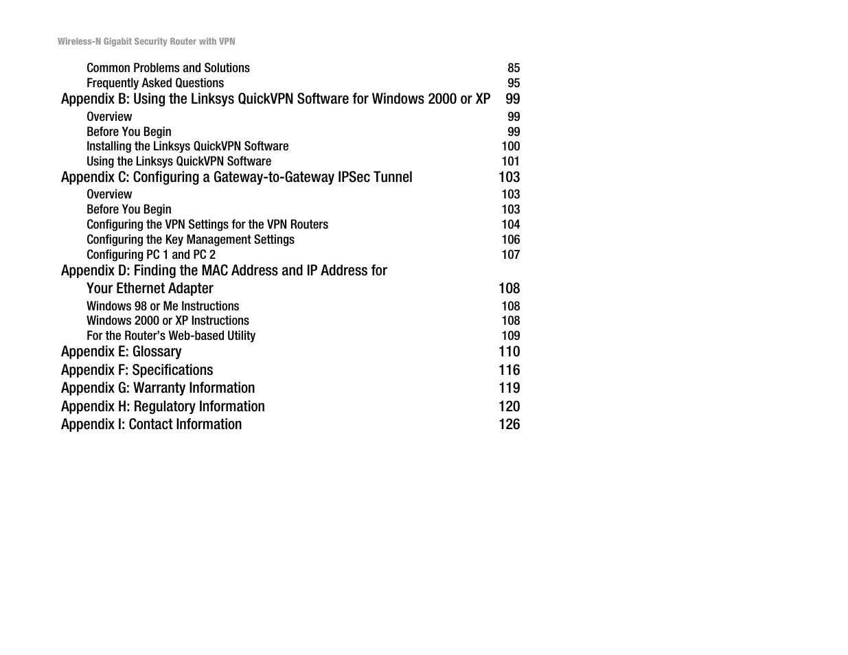 Linksys WRVS4400N User Manual | Page 4 / 134