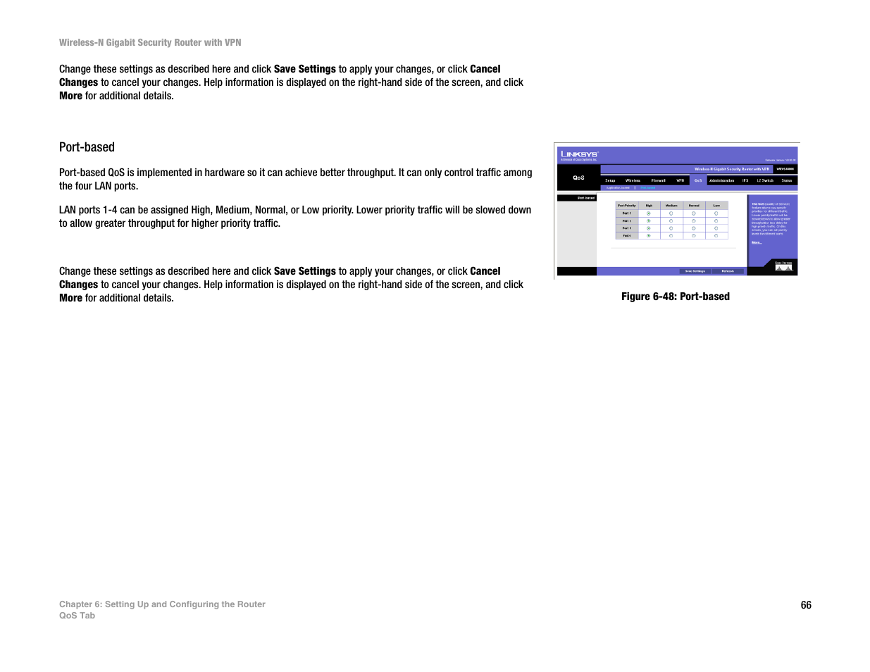 Port-based | Linksys WRVS4400N User Manual | Page 74 / 134
