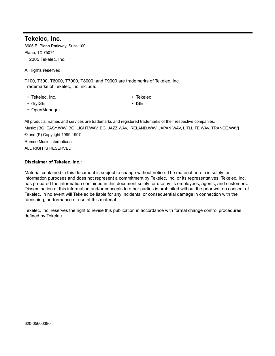 Tekelec, inc | Linksys SPA-941 User Manual | Page 2 / 164