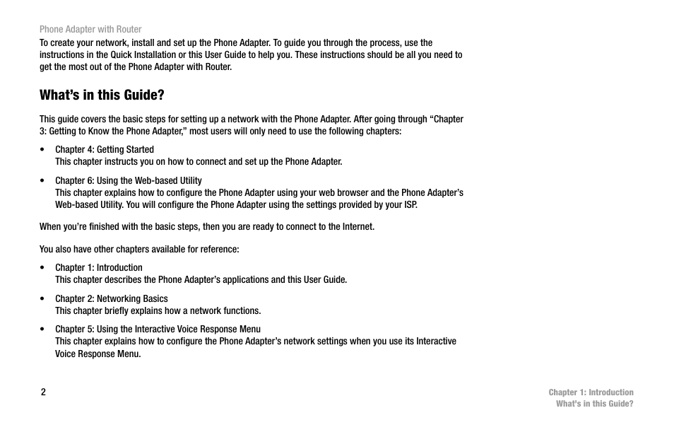 What’s in this guide | Linksys SPA2102 User Manual | Page 10 / 96
