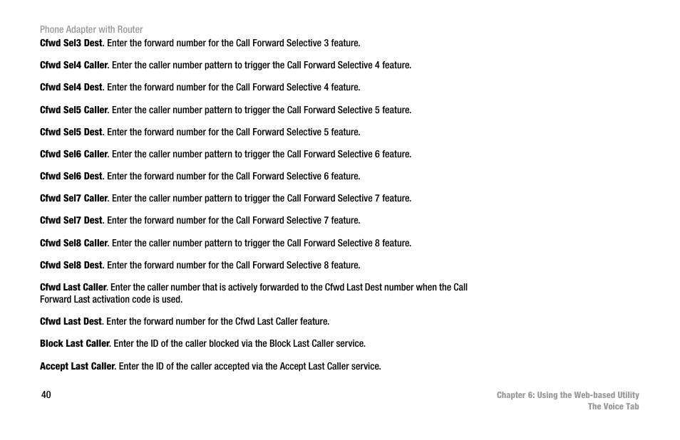 Linksys SPA2102 User Manual | Page 48 / 96