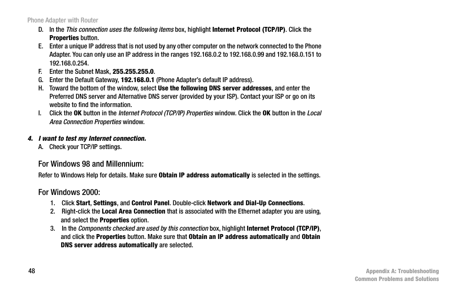 Linksys SPA2102 User Manual | Page 56 / 96