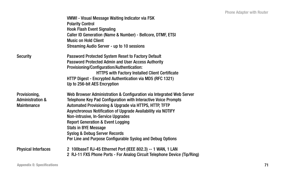 Linksys SPA2102 User Manual | Page 79 / 96