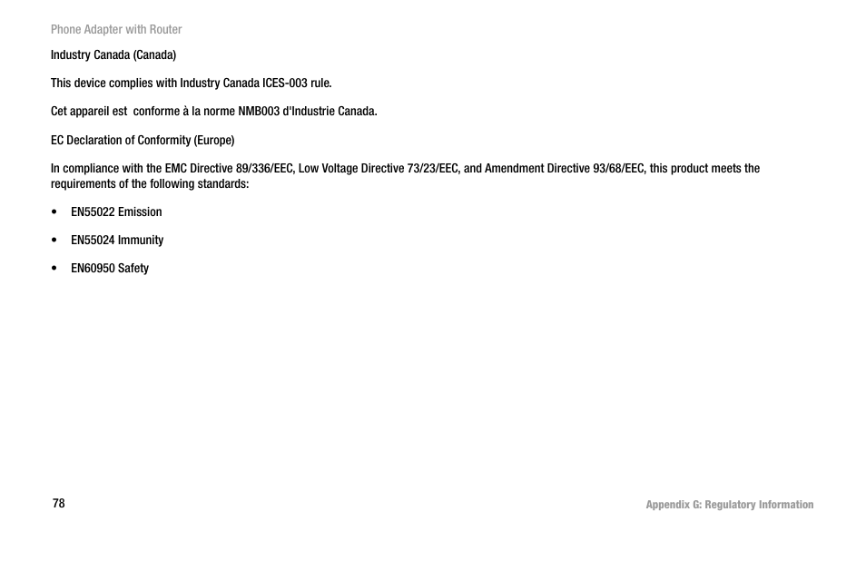 Linksys SPA2102 User Manual | Page 86 / 96