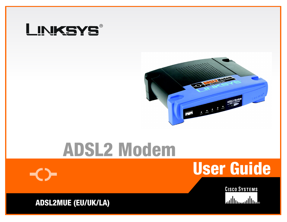 Linksys ADSL2MUE User Manual | 46 pages