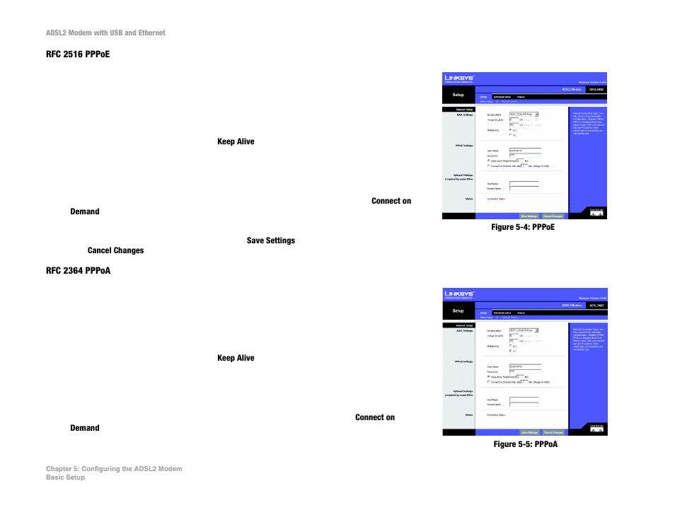 Linksys ADSL2MUE User Manual | Page 21 / 46