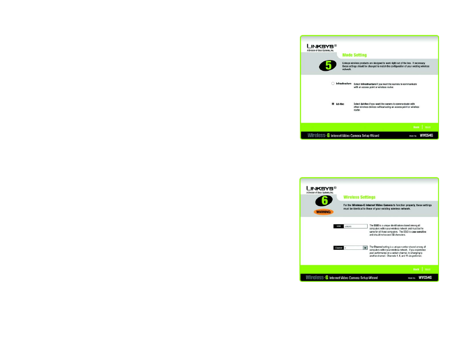 Linksys WVC54G-UK User Manual | Page 21 / 98