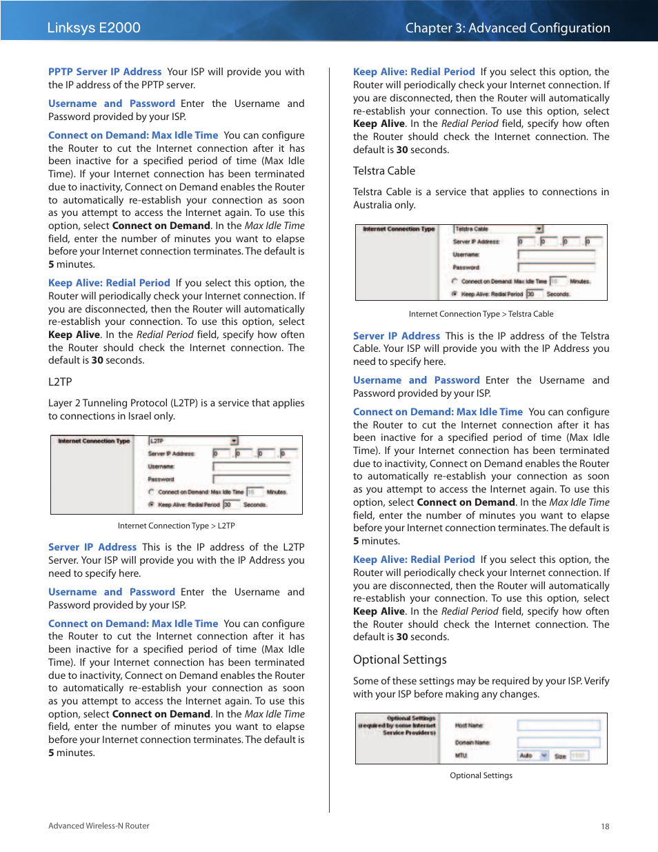 Linksys E2000 User Manual | Page 18 / 59