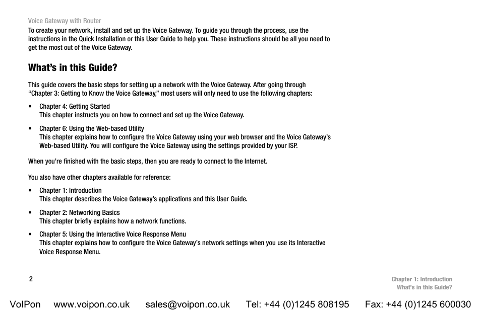 What’s in this guide | Linksys SPA3102 User Manual | Page 10 / 100