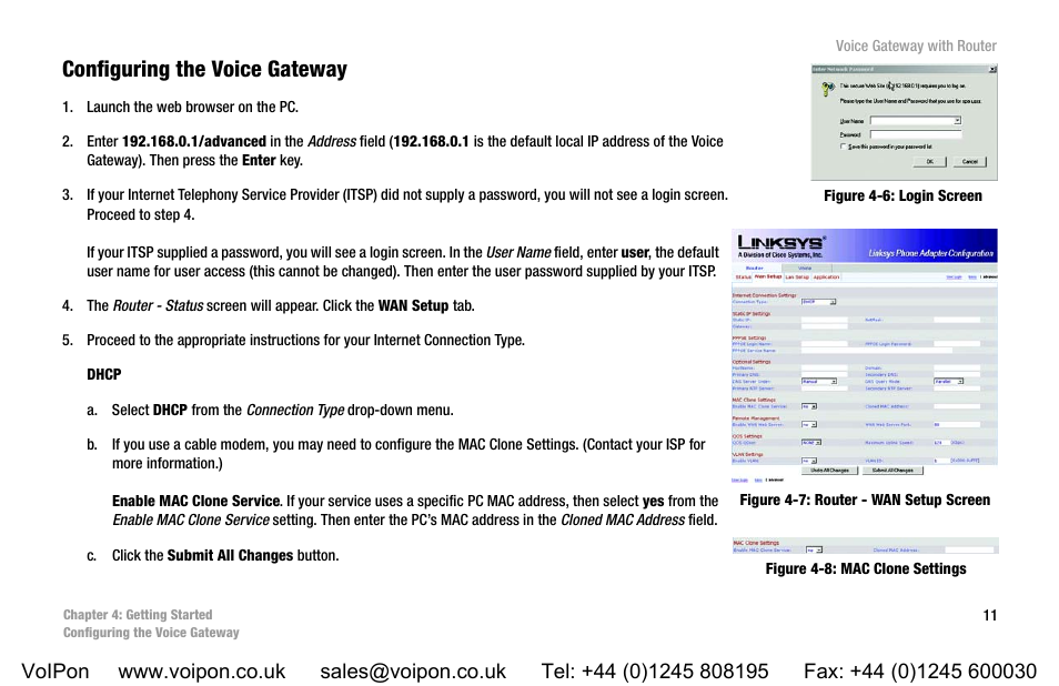 Configuring the voice gateway | Linksys SPA3102 User Manual | Page 19 / 100