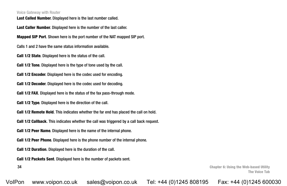 Linksys SPA3102 User Manual | Page 42 / 100