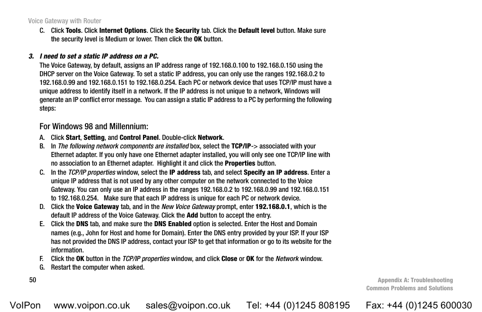 Linksys SPA3102 User Manual | Page 58 / 100