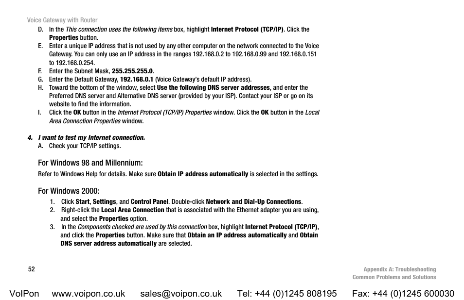 Linksys SPA3102 User Manual | Page 60 / 100