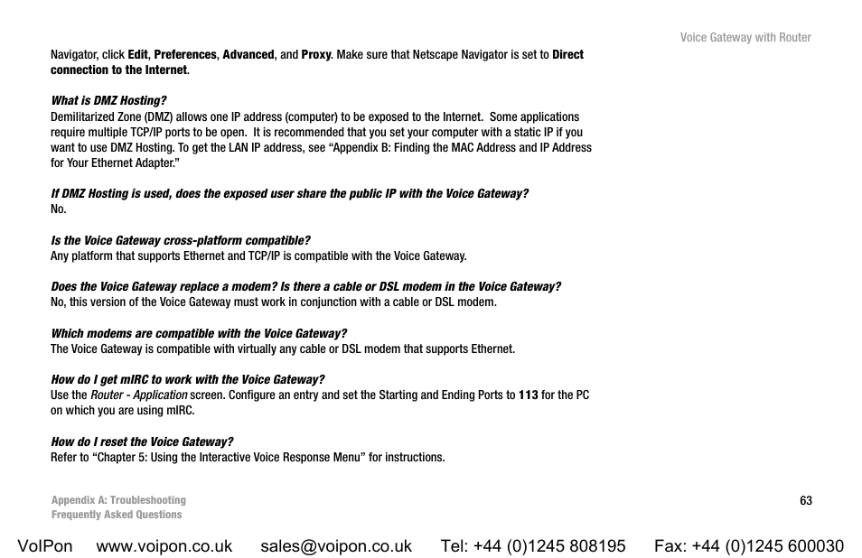 Linksys SPA3102 User Manual | Page 71 / 100