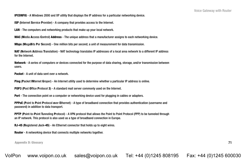 Linksys SPA3102 User Manual | Page 79 / 100