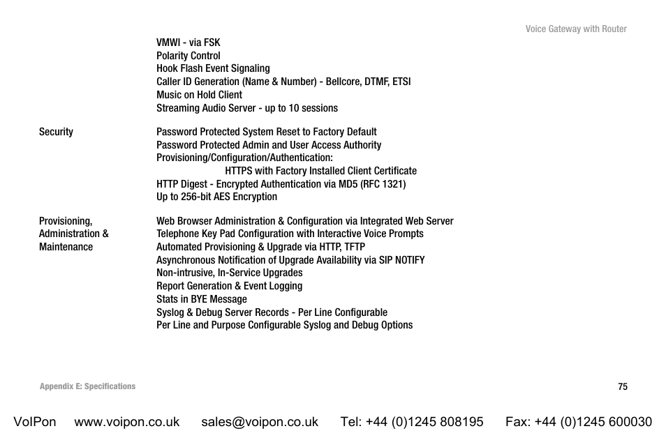 Linksys SPA3102 User Manual | Page 83 / 100