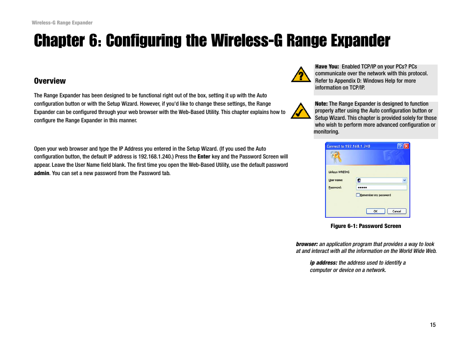 Overview | Linksys Network Router User Manual | Page 18 / 42
