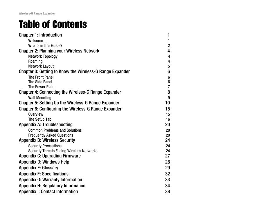 Linksys Network Router User Manual | Page 2 / 42