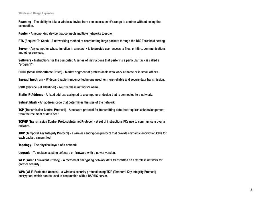 Linksys Network Router User Manual | Page 34 / 42
