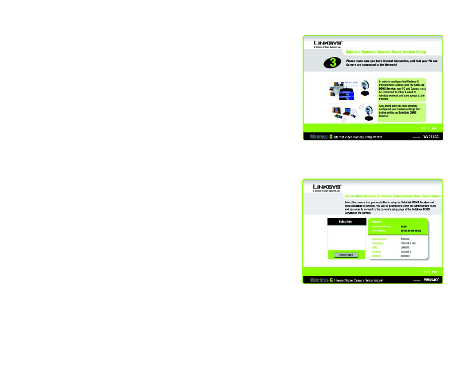 Linksys COMPACT WIRELESS-G INTERNET VIDEO CAMERA WVC54GC User Manual | Page 43 / 92