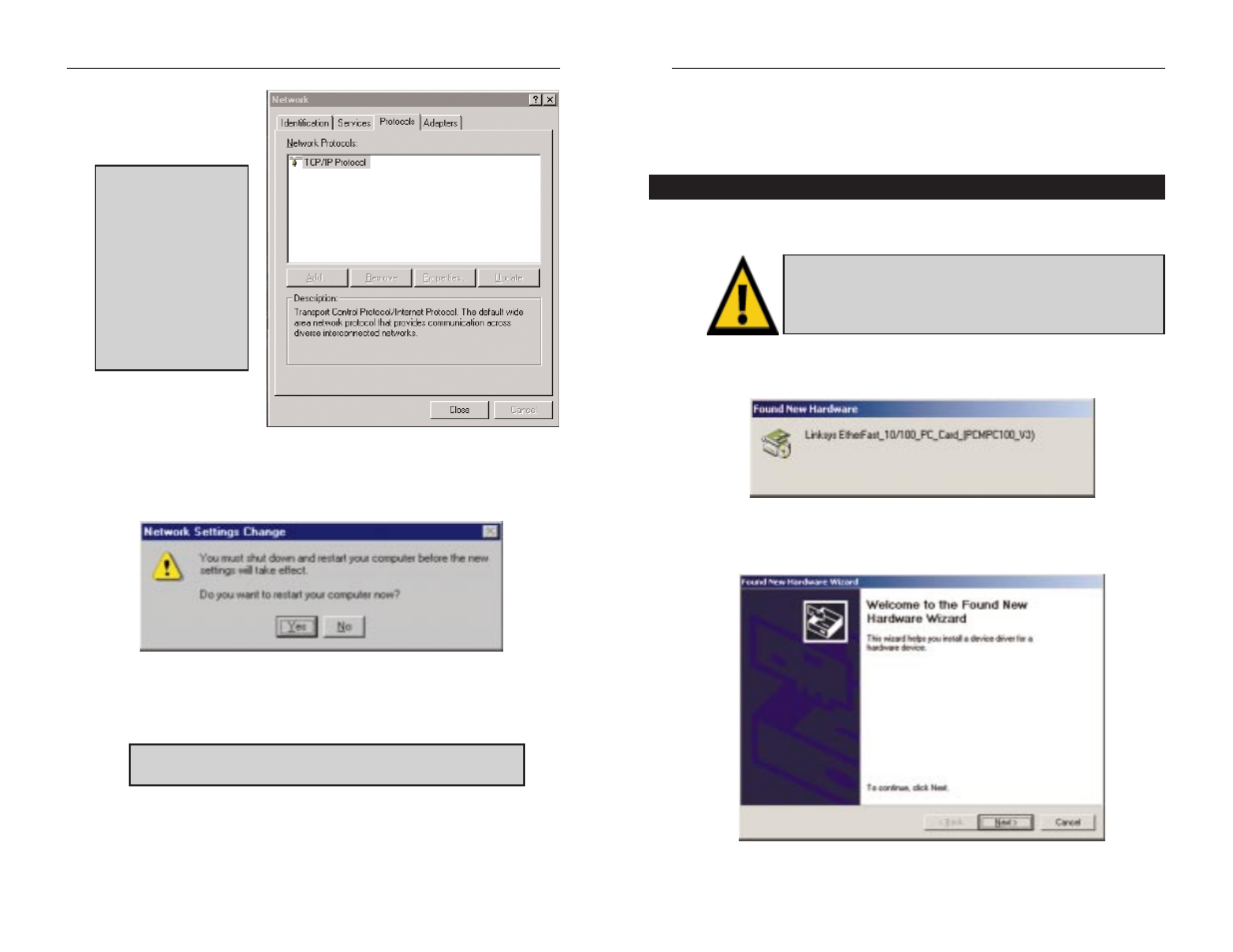 Windows 2000 installation and setup | Linksys PCMPC100 v3 User Manual | Page 20 / 32