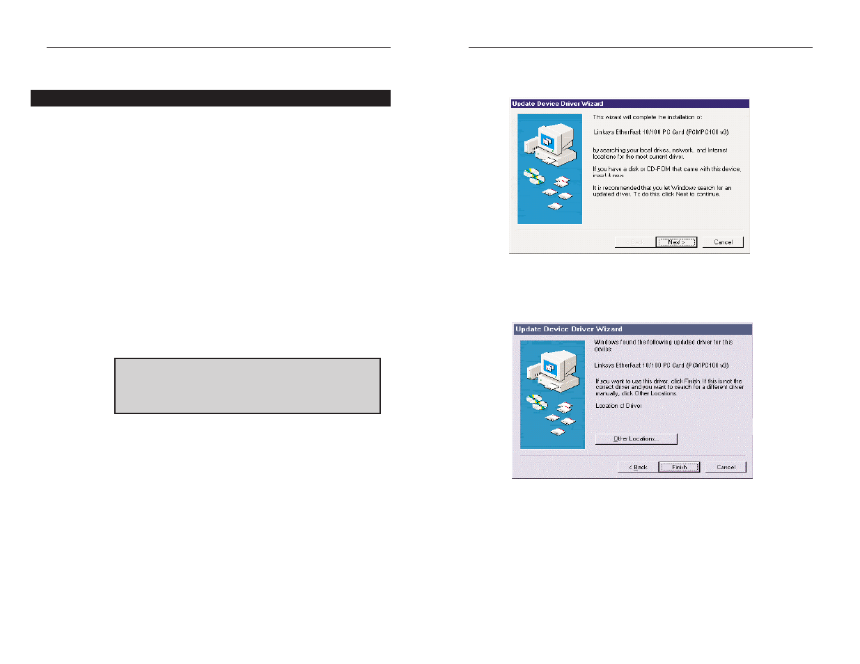 Windows 95 installation and setup | Linksys PCMPC100 v3 User Manual | Page 8 / 32