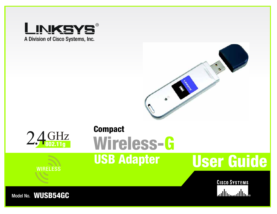 Linksys WUSB54GC User Manual | 76 pages