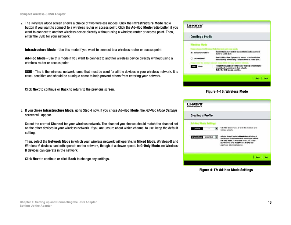 Linksys WUSB54GC User Manual | Page 23 / 76