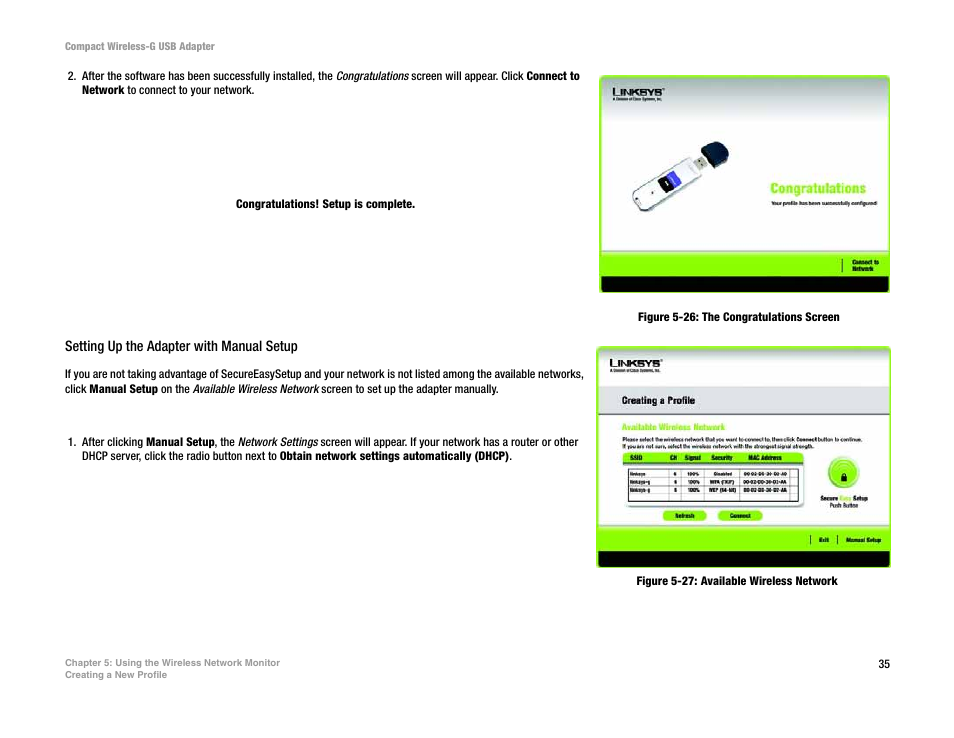 Linksys WUSB54GC User Manual | Page 42 / 76