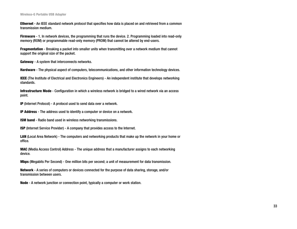 Linksys WUSB54GP User Manual | Page 39 / 45