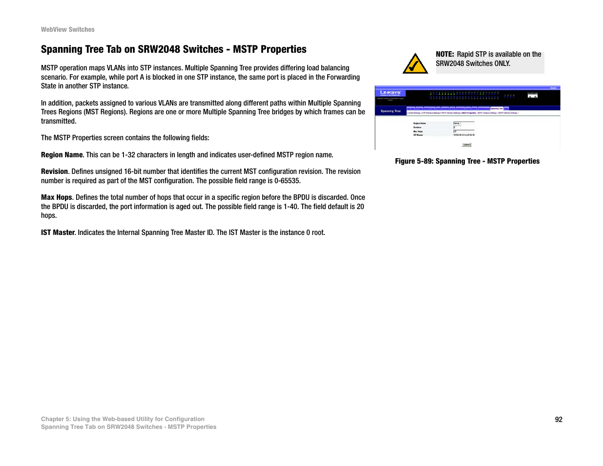 Linksys SRW2016 User Manual | Page 102 / 123