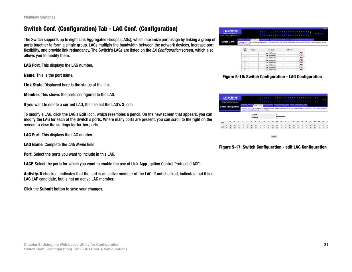 Linksys SRW2016 User Manual | Page 41 / 123