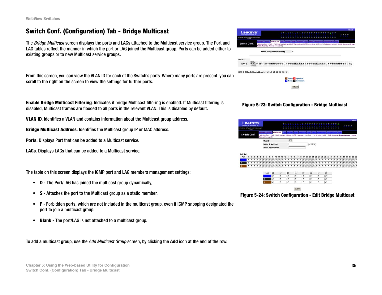 Linksys SRW2016 User Manual | Page 45 / 123