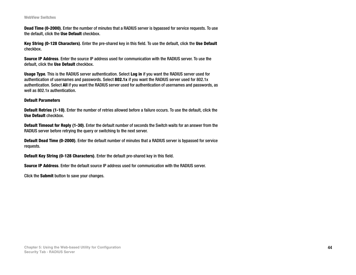 Linksys SRW2016 User Manual | Page 54 / 123
