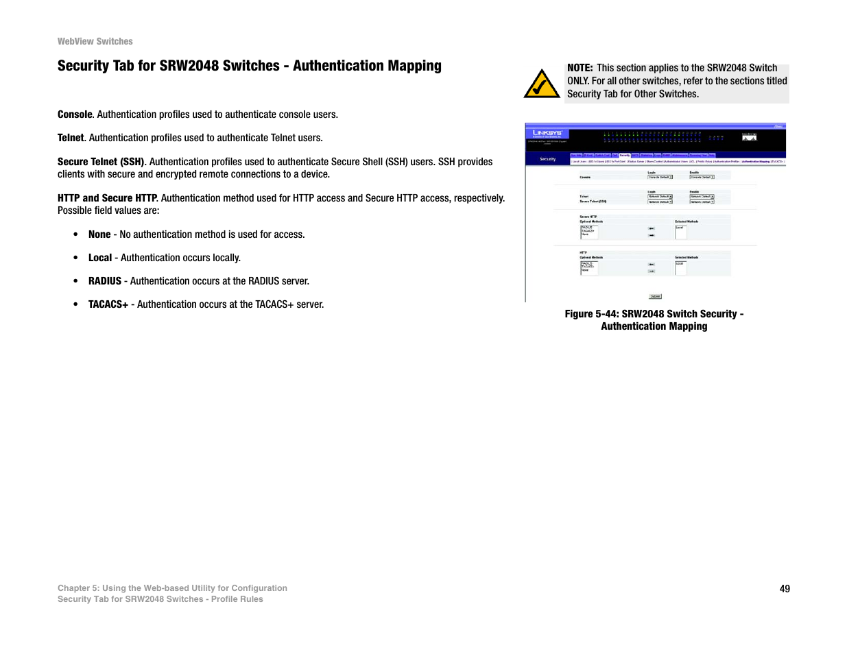 Linksys SRW2016 User Manual | Page 59 / 123