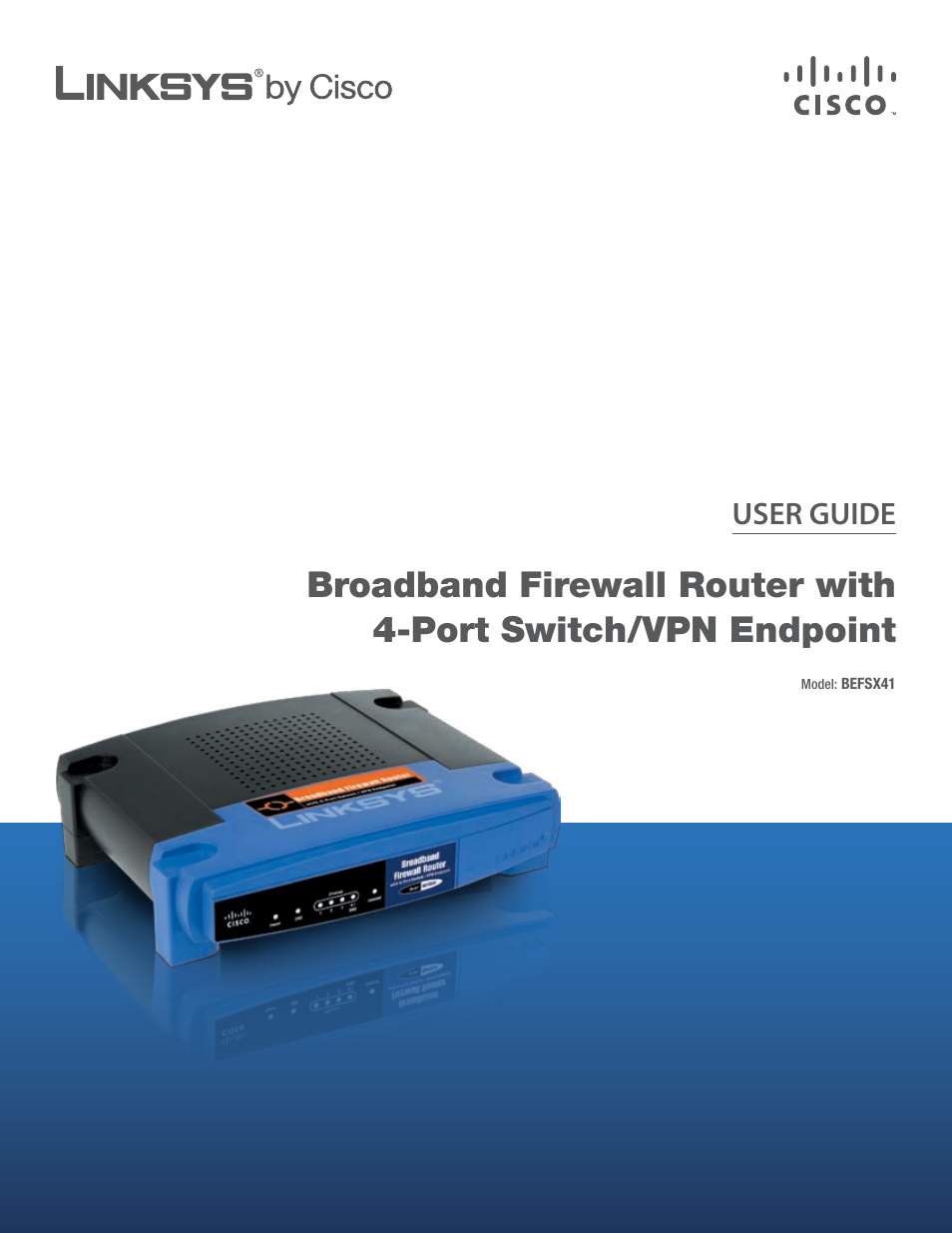 Linksys BEFSX41 User Manual | 43 pages