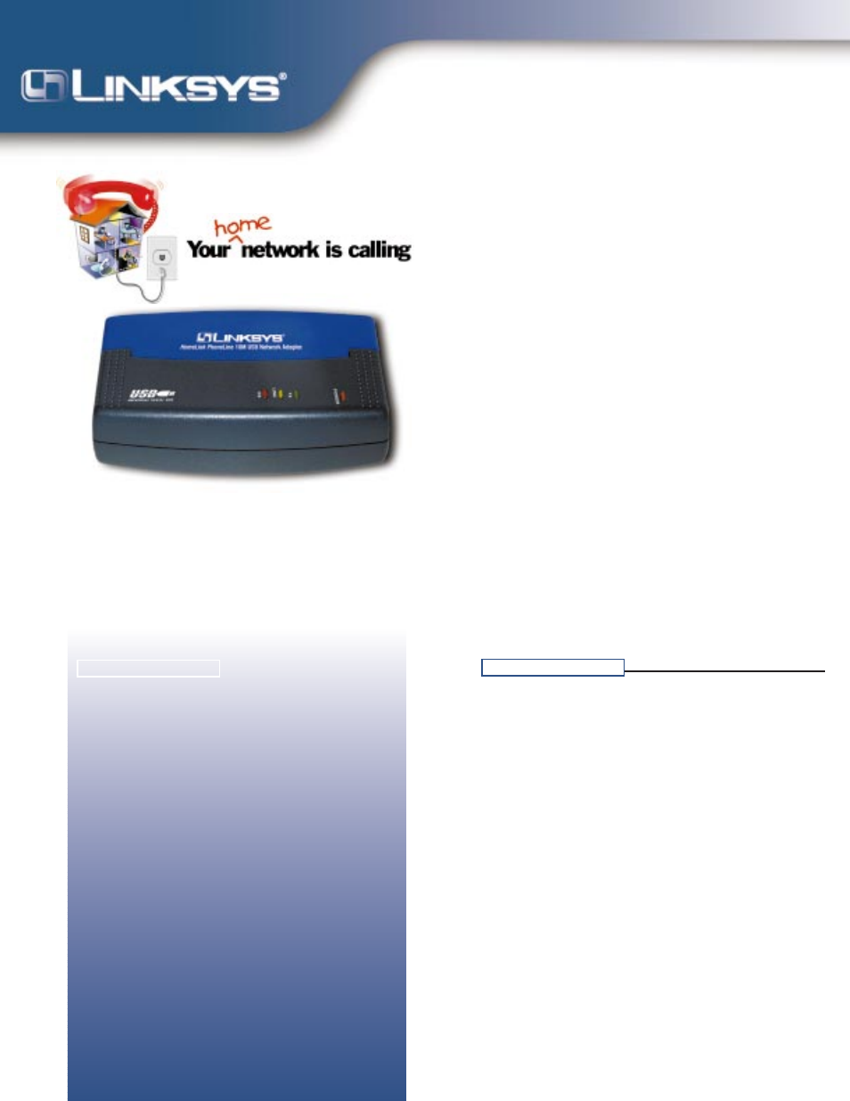 Linksys USB200HA User Manual | 2 pages