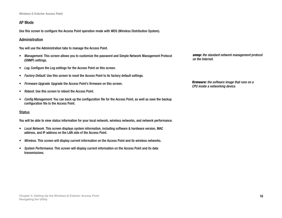Linksys WAP54GPE User Manual | Page 22 / 72