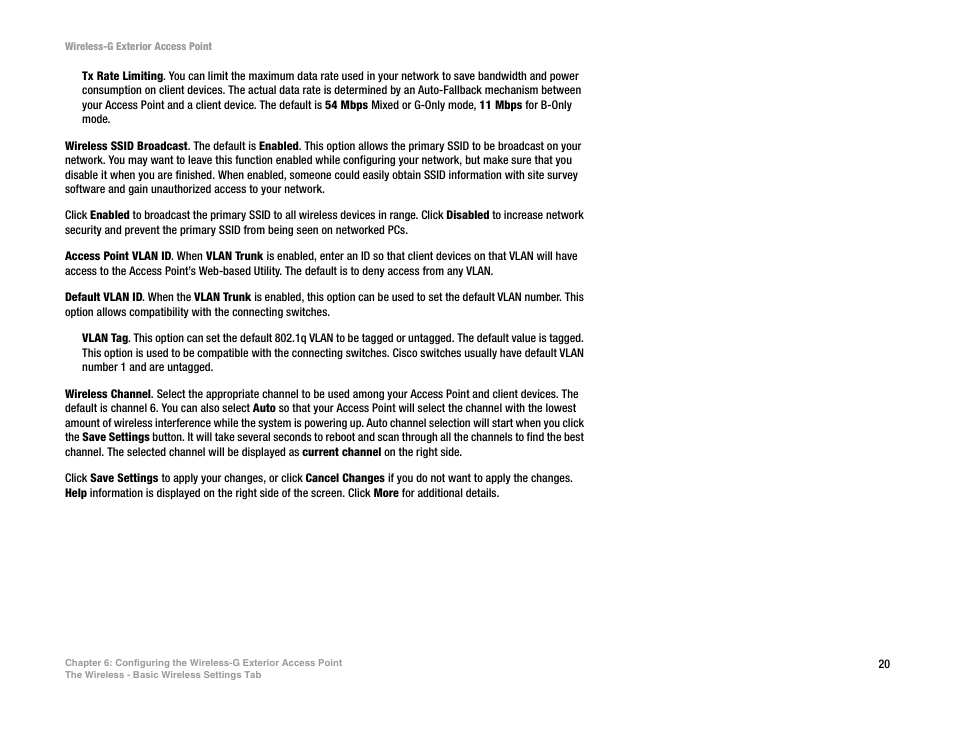 Linksys WAP54GPE User Manual | Page 26 / 72