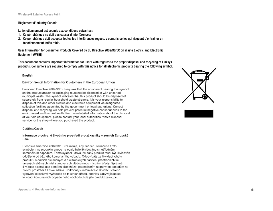 Linksys WAP54GPE User Manual | Page 67 / 72