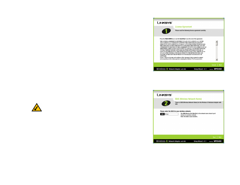 Linksys WIRELESS-G WPC54GX User Manual | Page 12 / 50