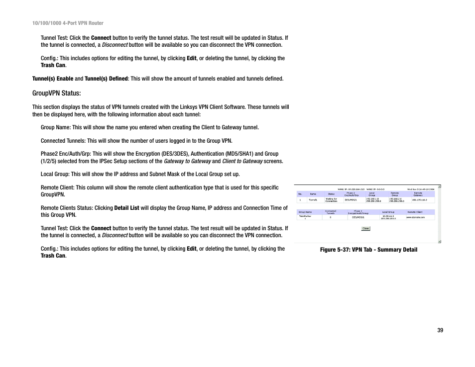 Linksys RV0041 User Manual | Page 47 / 99