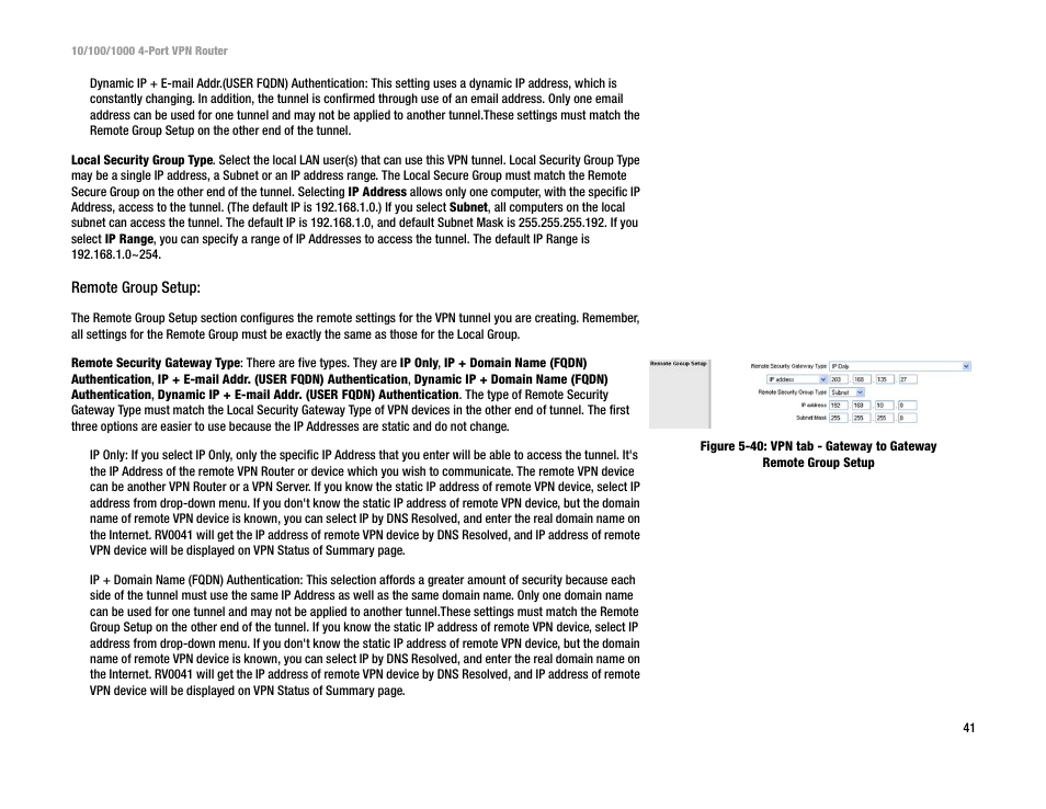 Linksys RV0041 User Manual | Page 49 / 99