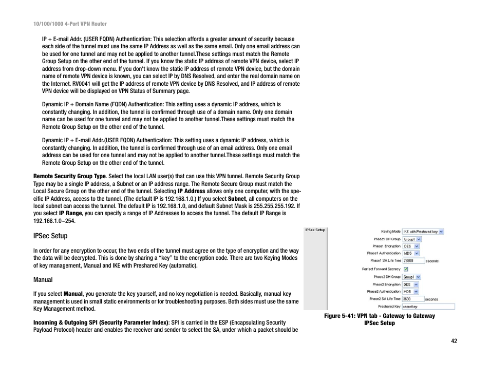 Linksys RV0041 User Manual | Page 50 / 99